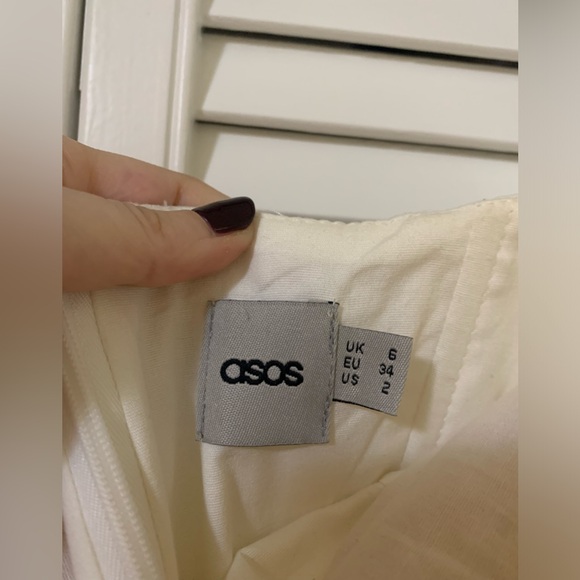 ASOS white mini dress - Picture 3 of 4